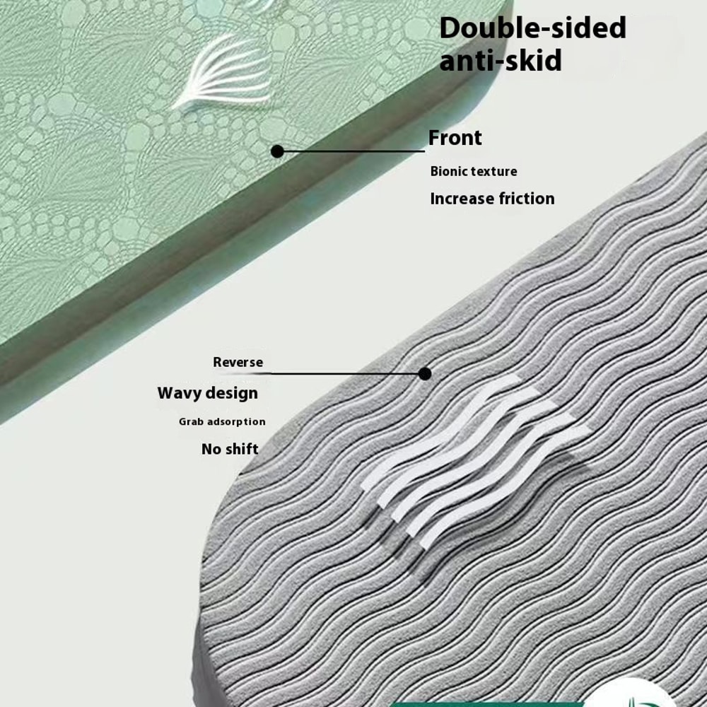 Portable Foldable Yoga Mat Thick Anti Slip Fitness Mat For Home Children And Students 3