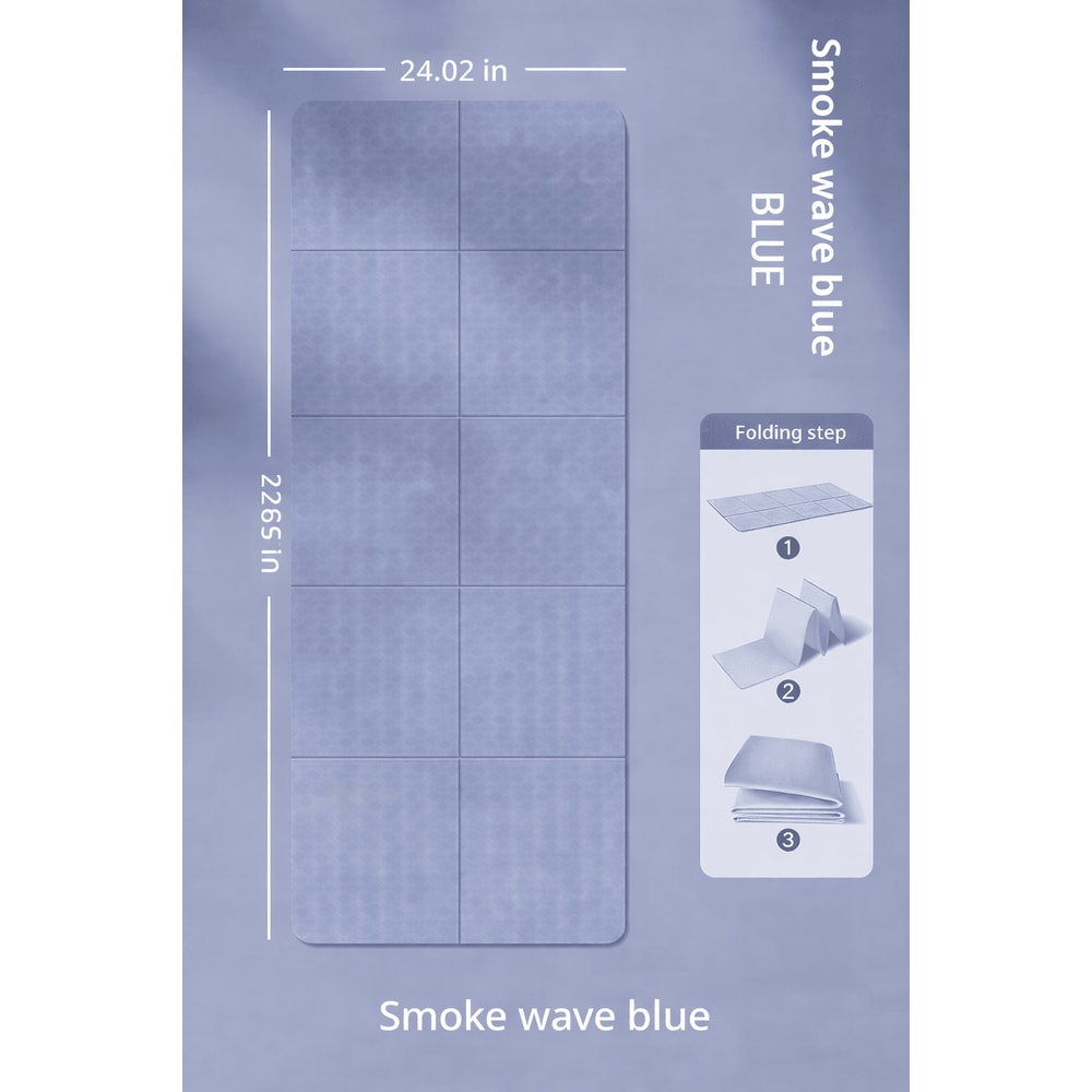 Portable Foldable Yoga Mat Thick Anti Slip Fitness Mat For Home Children And Students 9