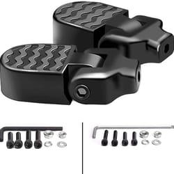 folding aluminium alloy bicycle rear pedals non slip quick release bike foot rest pegs