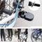 Folding Aluminium Alloy Bicycle Rear Pedals Non Slip Quick Release Bike Foot Rest Pegs