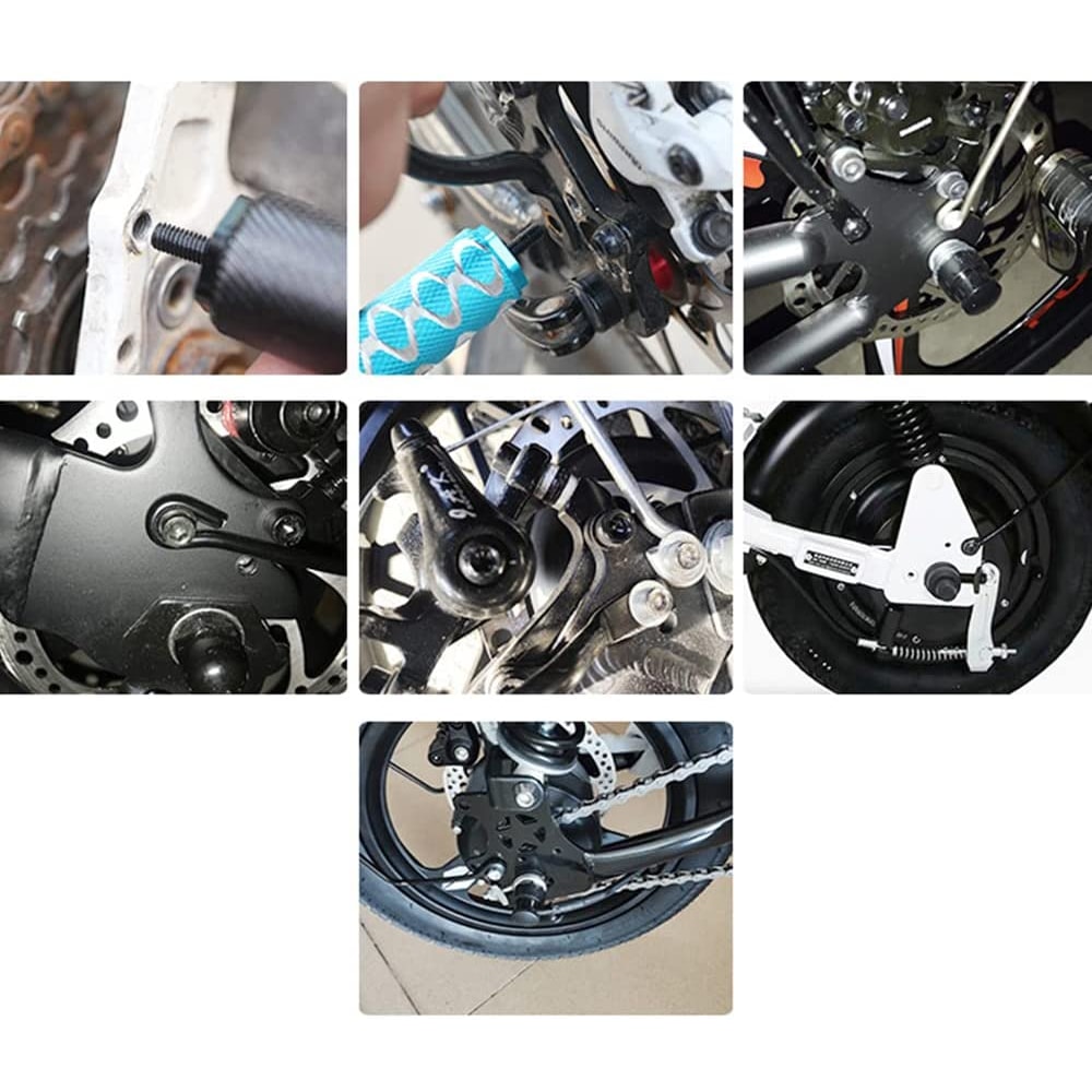 Folding Aluminium Alloy Bicycle Rear Pedals Non Slip Quick Release Bike Foot Rest Pegs