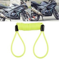 motorbike disc brake alarm lock reminder cable anti theft protection for motorcycle wheels