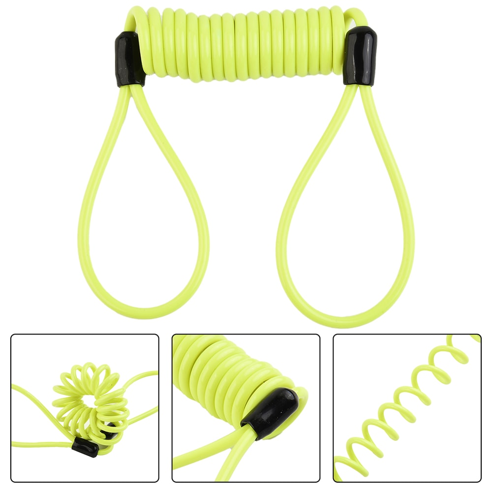 Motorbike Disc Brake Alarm Lock Reminder Cable Anti Theft Protection for Motorcycle Wheels
