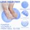 Shower Foot Scrubber Mat with Back Washer Exfoliating Bath Pad with Slip Resistant Suction Cups for Men and Women