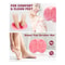 Shower Foot Scrubber Mat with Back Washer Exfoliating Bath Pad with Slip Resistant Suction Cups for Men and Women