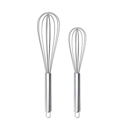 stainless steel balloon egg whisk premium kitchen mixing tool for eggs milk and batters