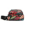 Colorful Leaf Printed Sling Crossbody Bag Stylish Nylon Chest Bag For Women With Adjustable Shoulde 2
