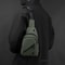 Mens Casual Nylon Sling Bag Lightweight Multipurpose Chest Crossbody for Hiking and Commuting