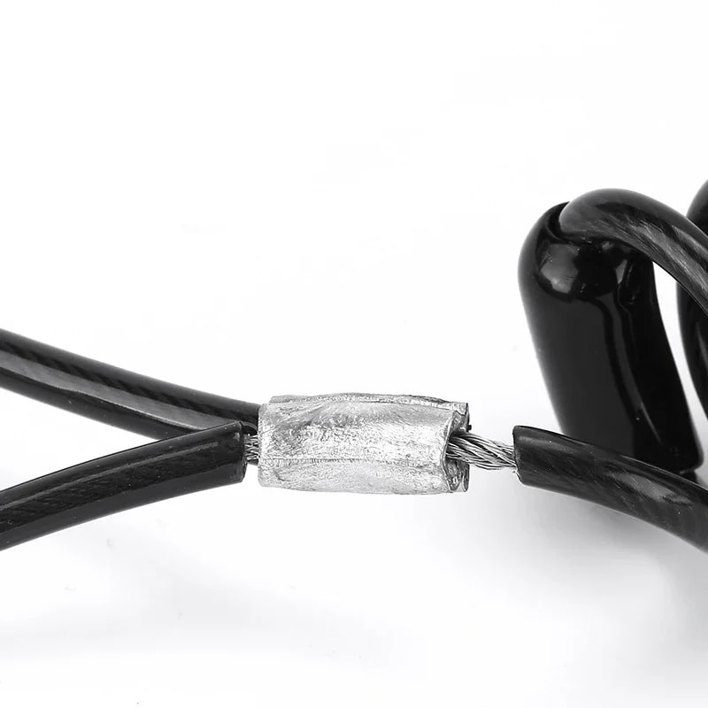 Motorcycle Anti Theft Cable Lock with Alarm Disc Lock for Scooter Protection