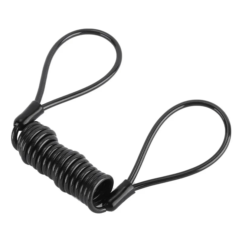 Motorcycle Anti Theft Cable Lock with Alarm Disc Lock for Scooter Protection