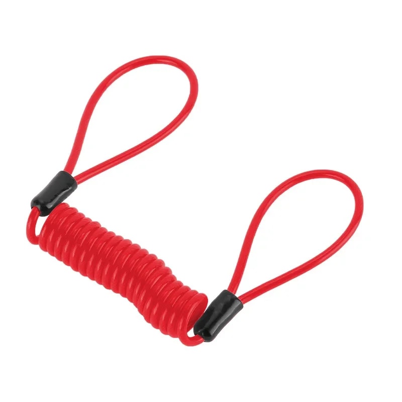 Motorcycle Anti Theft Cable Lock with Alarm Disc Lock for Scooter Protection