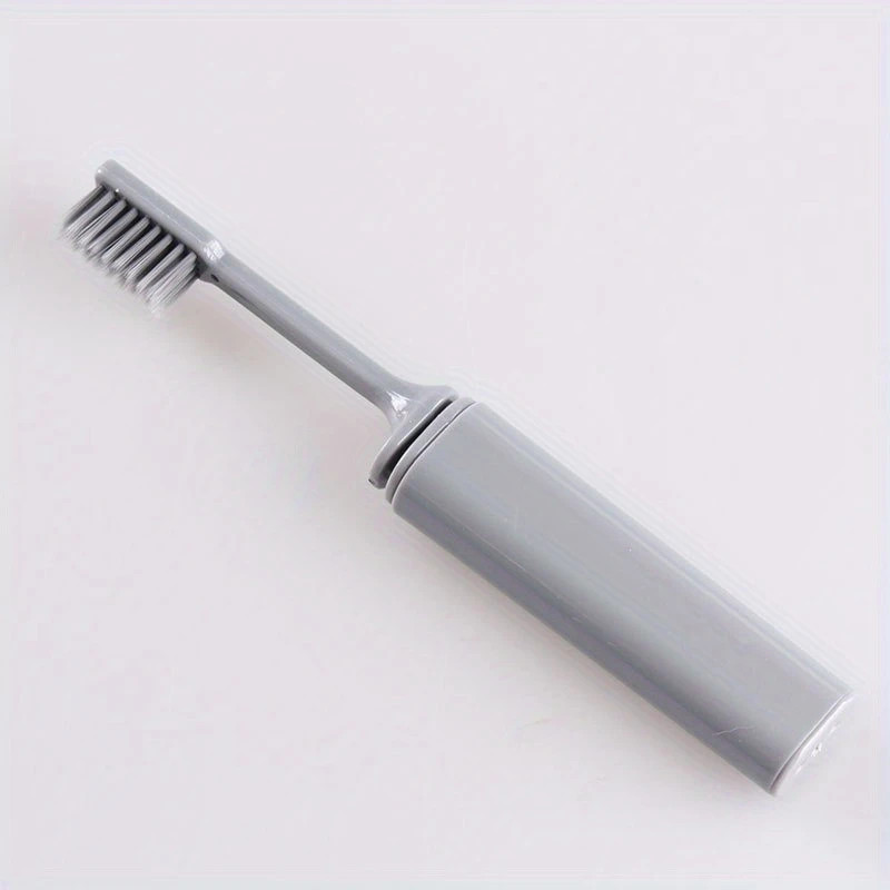 Portable Charcoal Folding Toothbrush For Travel Camping Hiking Compact And Efficient Teethbrush 4
