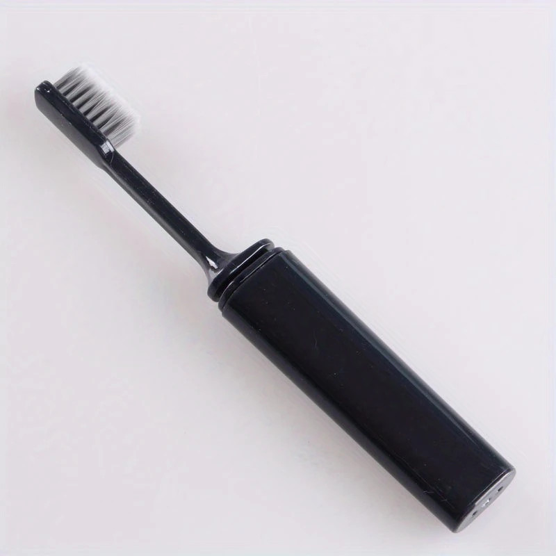 Portable Charcoal Folding Toothbrush For Travel Camping Hiking Compact And Efficient Teethbrush 5