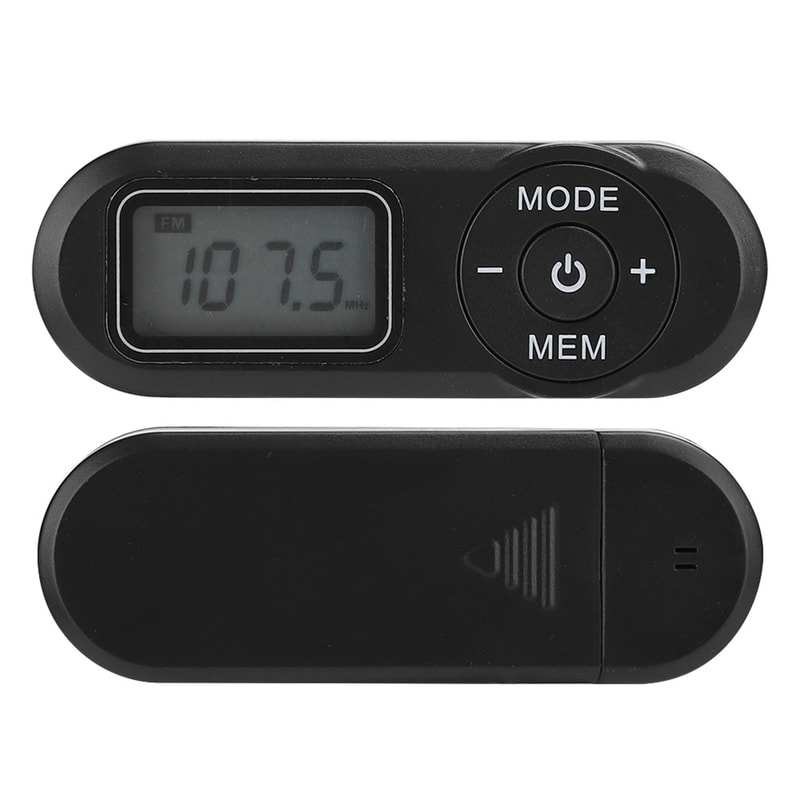 Mini Portable FM Radio Music Player With LCD Screen Earphones Compact Digital Radio For Music Love 4