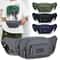 Anti Theft Canvas Running Waist Pack Invisible And Ultra Thin Sports Fanny Bag 2