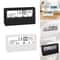 Creative Weather Thermo Hygrometer Clock with Alarm Stylish Desktop Decor for Home or Office