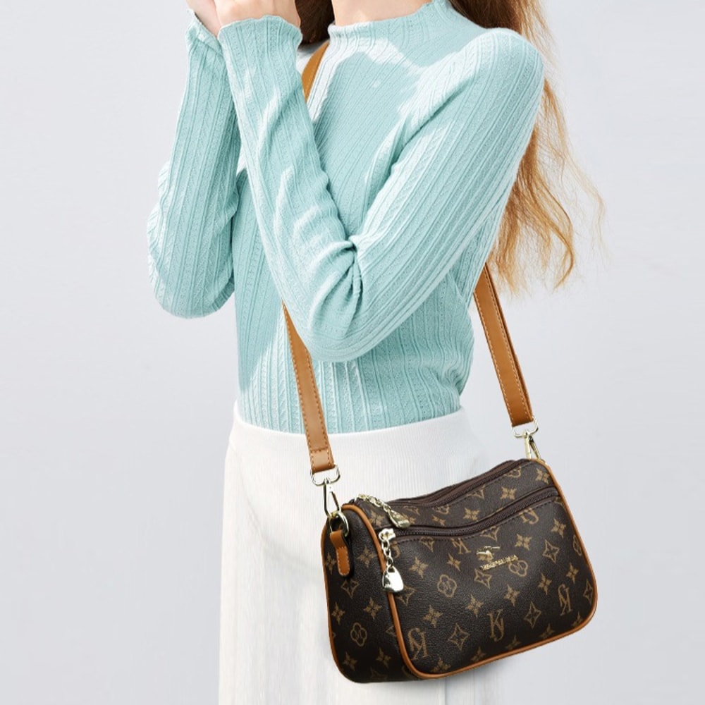 Luxury PU Leather Crossbody Bags For Women Designer Handbags High Quality Stylish Shoulder Bags 3