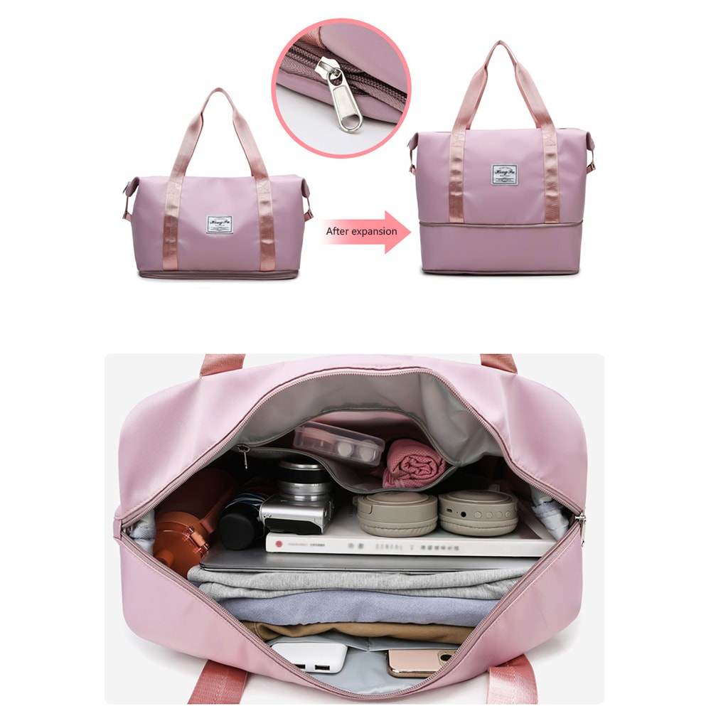 Waterproof Travel Duffle Bag for Women Spacious Gym & Sports Tote with Large Capacity Ideal Luggage Handbag