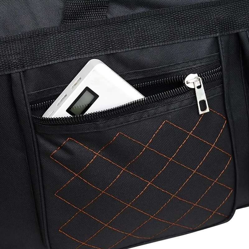 Large Capacity Travel Duffel Bag Spacious Multi pocket Sports & Travel Bag for Short Trips Gym and Weekend Getaways