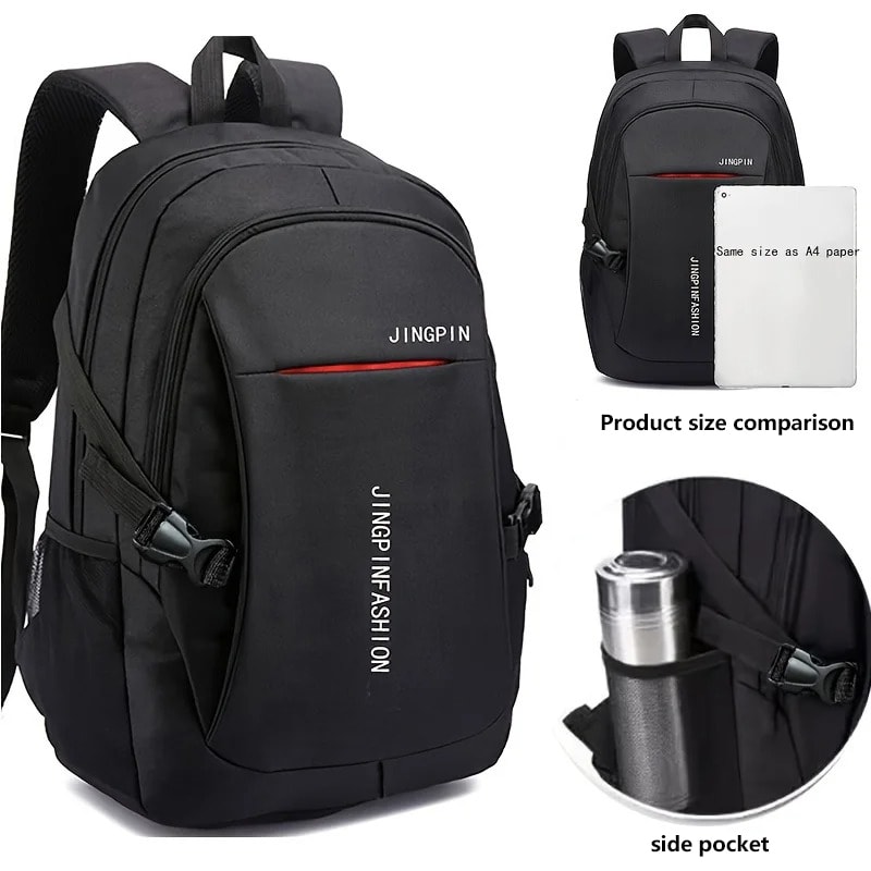 Durable Oxford Waterproof Backpack For Men Business Travel Schoolbag 0