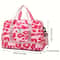 Spacious & Durable Womens Carry On Travel Bag Animal Print Nylon Large Capacity Gym & Overnight Bag