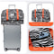 Spacious & Durable Womens Carry On Travel Bag Animal Print Nylon Large Capacity Gym & Overnight Bag