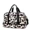 Spacious & Durable Womens Carry On Travel Bag Animal Print Nylon Large Capacity Gym & Overnight Bag