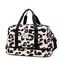 Spacious & Durable Womens Carry On Travel Bag Animal Print Nylon Large Capacity Gym & Overnight Bag