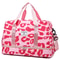 Spacious & Durable Womens Carry On Travel Bag Animal Print Nylon Large Capacity Gym & Overnight Bag