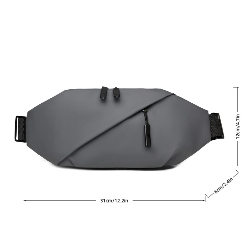 Fashionable Mens Chest Bag with Adjustable Shoulder Straps Perfect for Sports Mountaineering, and Daily Life