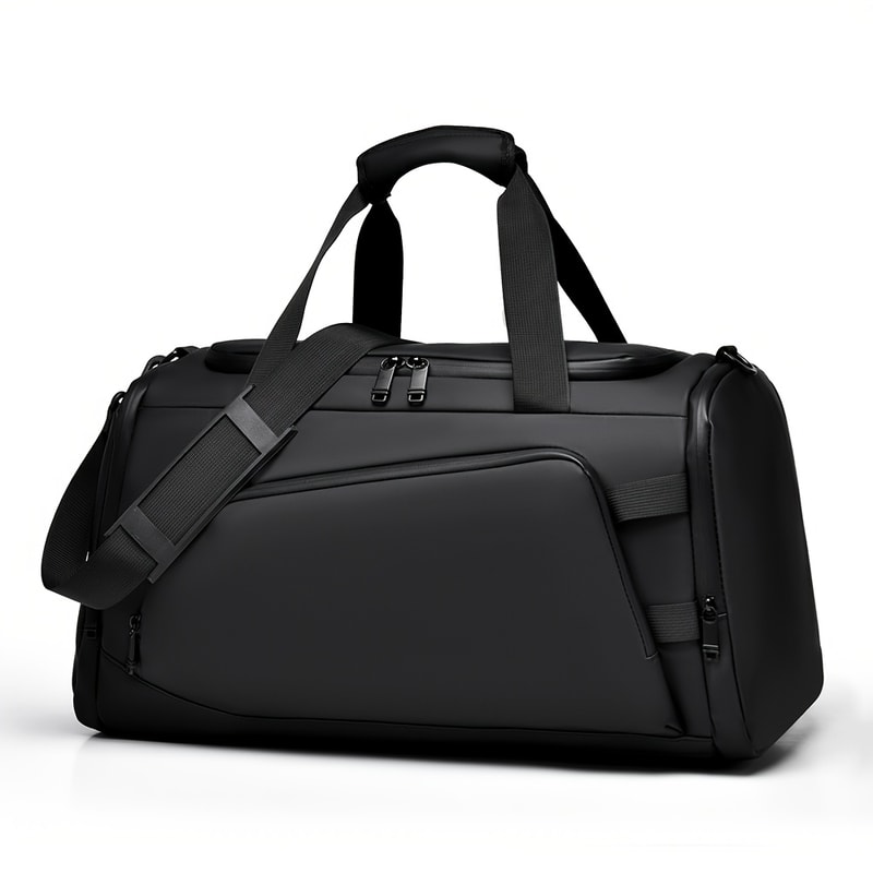 Mens Travel Duffel Bag With Shoe Compartment Sports Gym And Weekend Overnight Bag 7