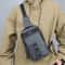 Mens Casual Chest Bag Multi Compartment Storage Fashionable Shoulder Bag Commuting Motorcycle Ches 0