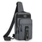 Mens Casual Chest Bag Multi Compartment Storage Fashionable Shoulder Bag Commuting Motorcycle Ches 7