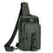 Mens Casual Chest Bag Multi Compartment Storage Fashionable Shoulder Bag Commuting Motorcycle Ches 9