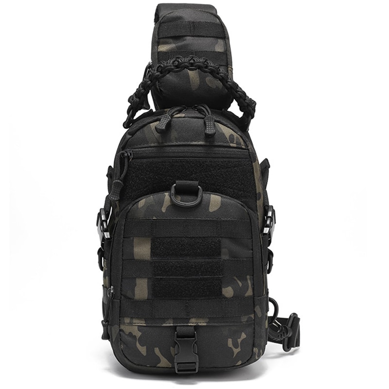 Waterproof Tactical Chest Bag For Men Military Grade Hiking Crossbody Sling Shoulder Pack 6