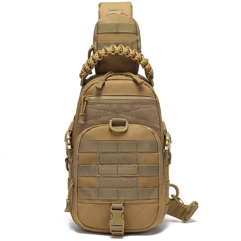 Tactical Chest Bag For Men Military Grade Hiking Crossbody Sling Shoulder Pack 6