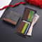 Retro PU Leather Mens Wallet Two Fold Design With Coin Purse And ID Card Holder 2