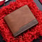 Retro PU Leather Mens Wallet Two Fold Design With Coin Purse And ID Card Holder 6