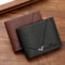 Slim RFID Leather Wallet For Men Minimalist Bifold Front Pocket Wallet With Credit Card Holder And 0