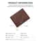 Slim RFID Leather Wallet For Men Minimalist Bifold Front Pocket Wallet With Credit Card Holder And 3
