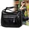 Lightweight Multi Layer Shoulder Bag For Women Spacious Tote Handbag For Everyday Use 0