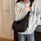 Stylish Retro Nylon Tote Bag Large Capacity Shoulder Crossbody Bag For Commuting 3