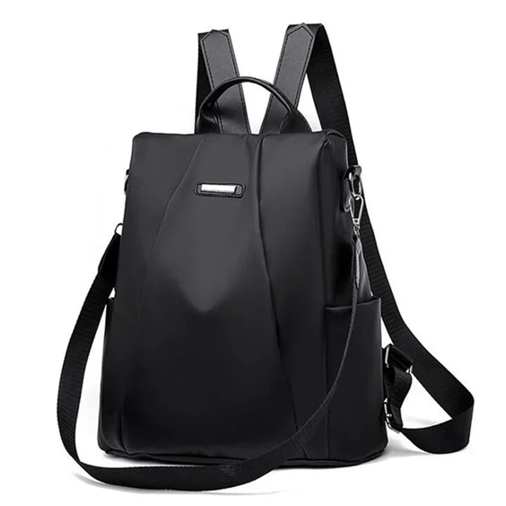 Stylish Nylon Waterproof Womens Backpack With Detachable Shoulder Strap 5