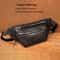 Mens Genuine Leather Waist Bag Stylish Molle Belt Pouch For Outdoors Travel And Everyday Use 1