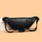 Minimalist Genuine Leather Waist Bag For Men Women Vintage Crossbody Chest Pack 5