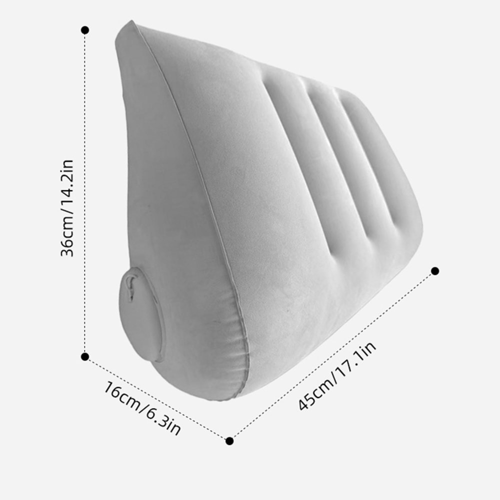 Portable Inflatable Camping Travel Pillow Lightweight Sleep Support Air Cushion for Comfortable Body Positioning