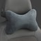 Memory Foam Neck Pillow For Car Seats Breathable Crystal Velvet Support For Sleep Travel 4