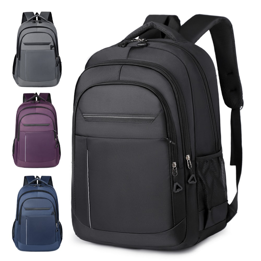 Durable Multi Pocket Backpack for Business & Travel Black