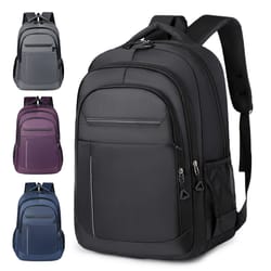 durable multi pocket backpack for business & travel black
