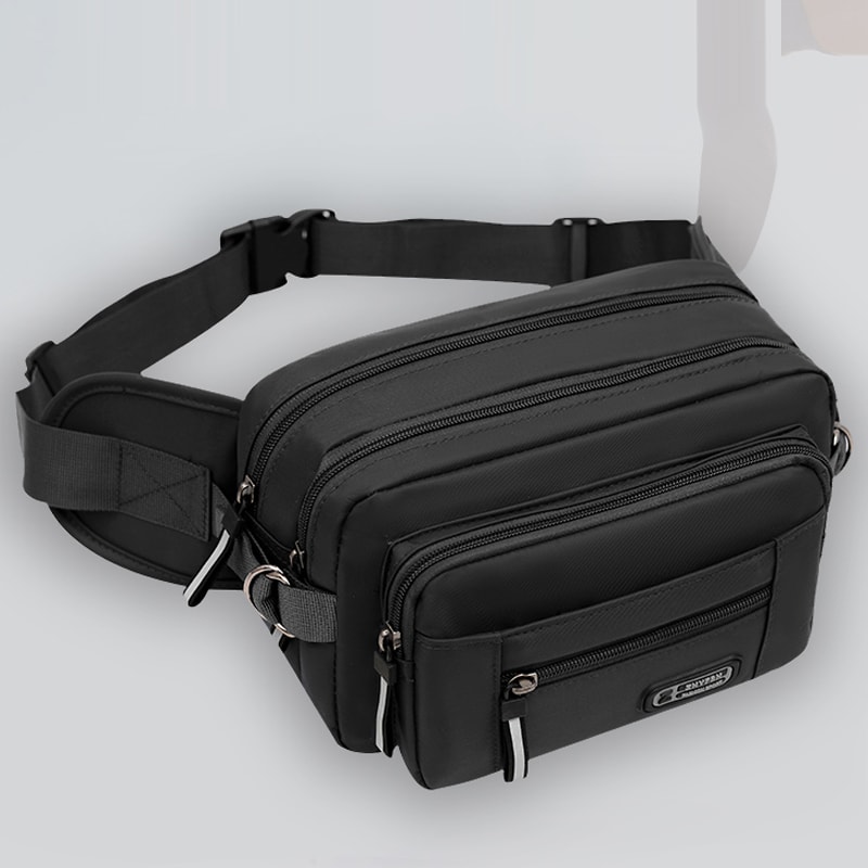 Mens Multifunctional Waist Bag Wear Resistant Sports Running Bag For Outdoor Leisure Activities 1